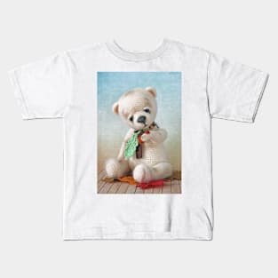 Crochet Autumn Bear Kids T-Shirt